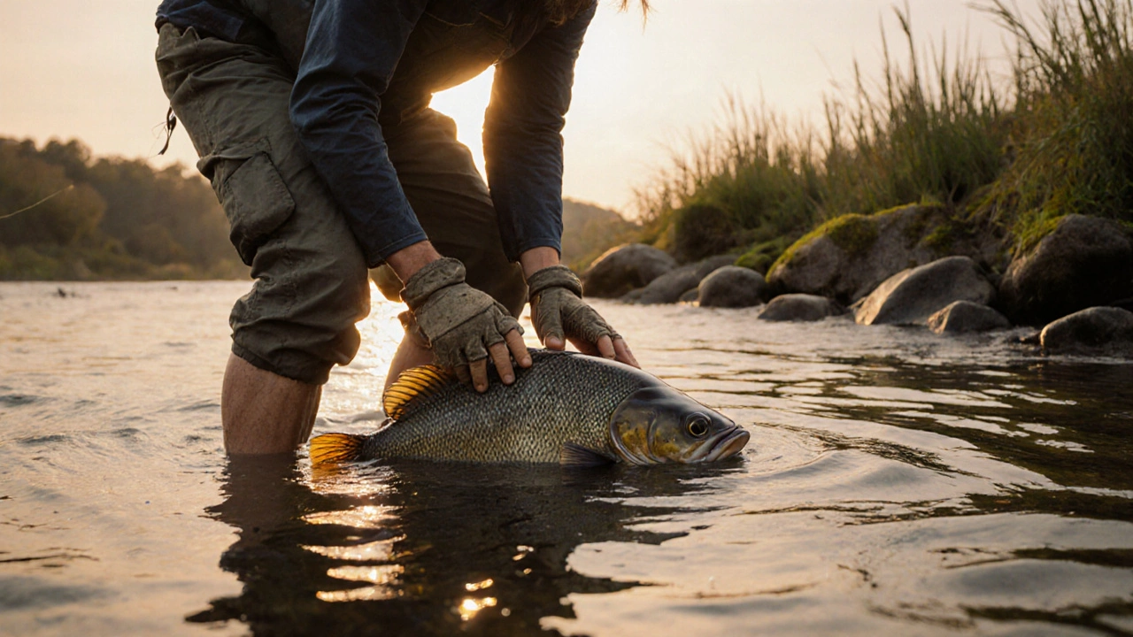 Как называется ловля рыбы руками и где это практикуется?