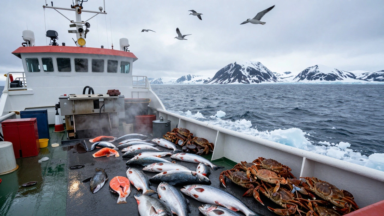 Какой океан даёт 70% вылова рыбы в России?