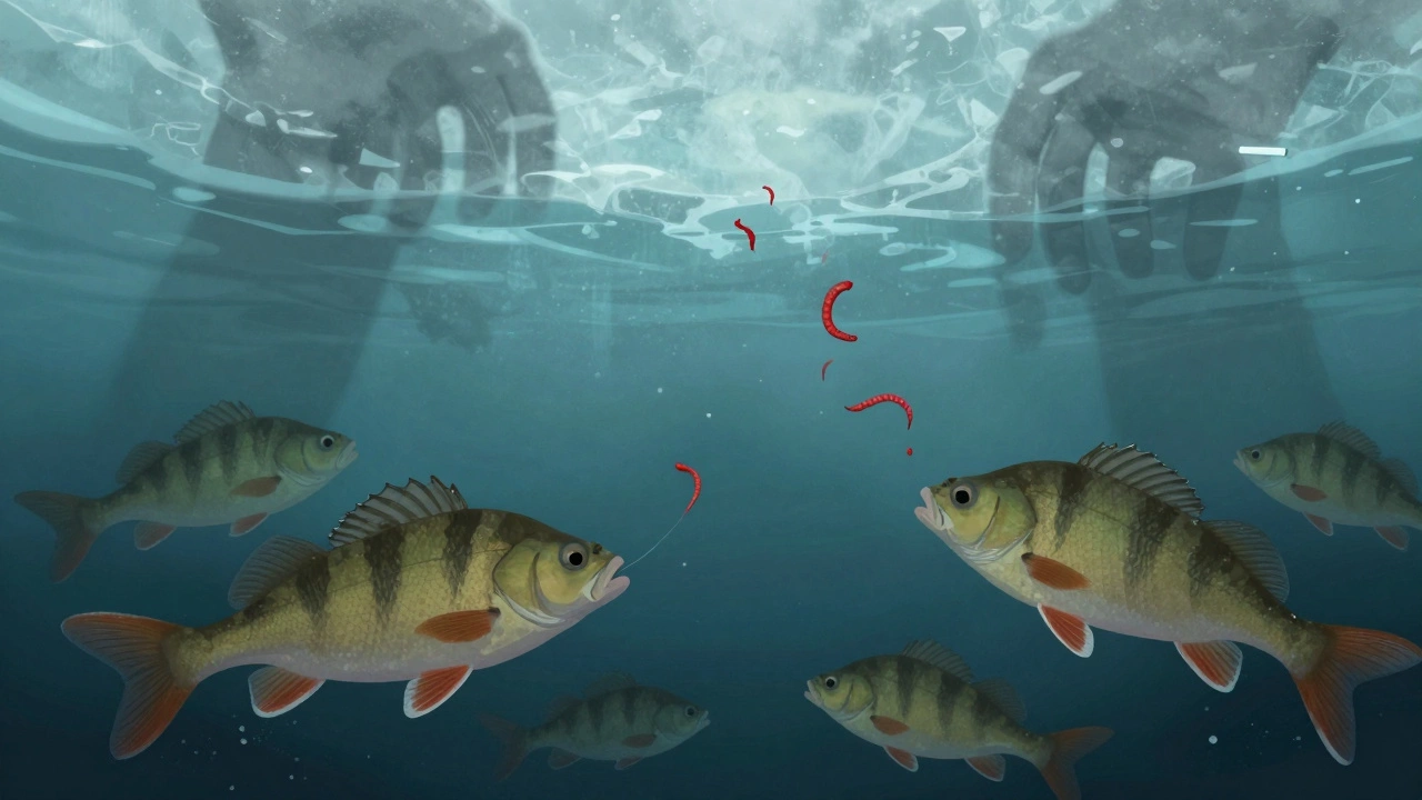 Рыба подо льдом чувствует запахи человека: естественная наживка привлекает, а химия отпугивает.