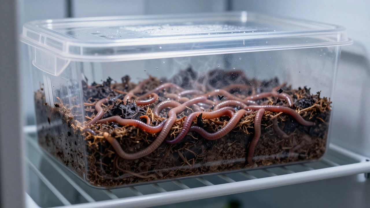 Как долго рыболовные черви живут в холодильнике: правильное хранение наживки