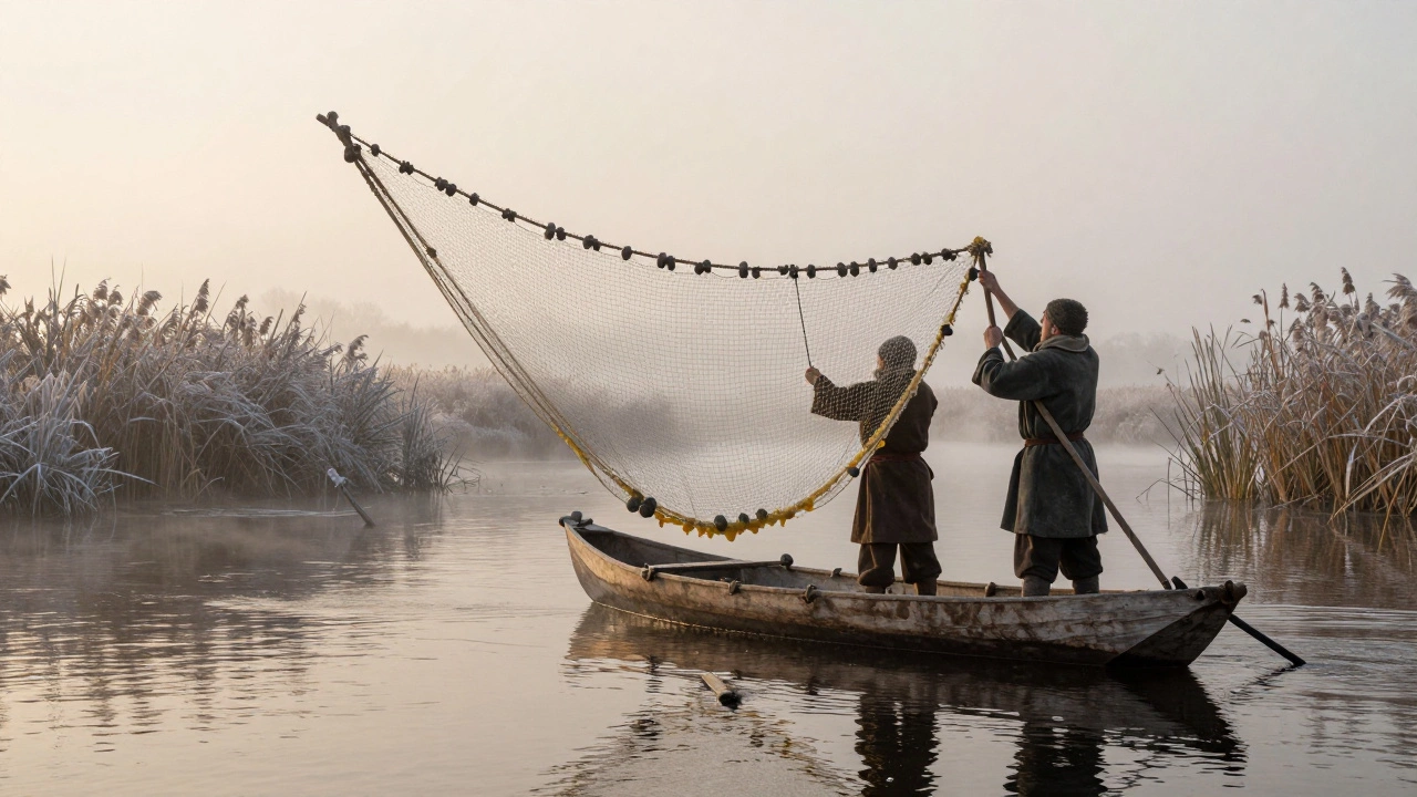 Как рыбачили в средневековье: орудия, методы и повседневная жизнь рыбаков