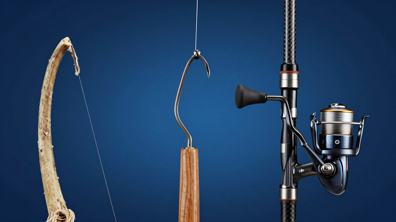 Эволюция рыболовных снастей от костяного крючка до карбонового удилища